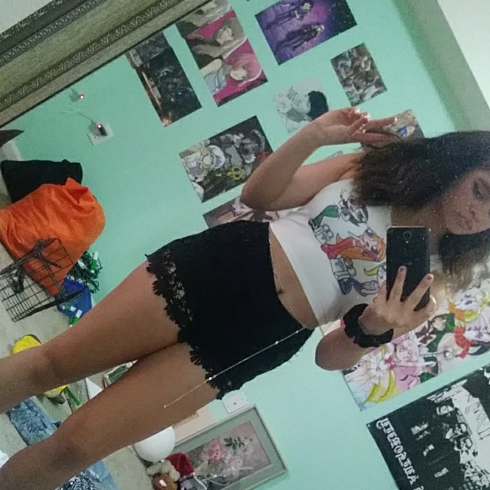 Lace shorts